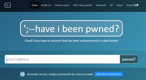 1password leak|Have I Been Pwned 